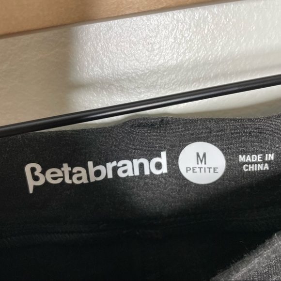 Betabrand Grey Straight Leg Classic Yoga Pant Womens M Petite - Picture 4 of 8